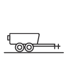 car trailer icon